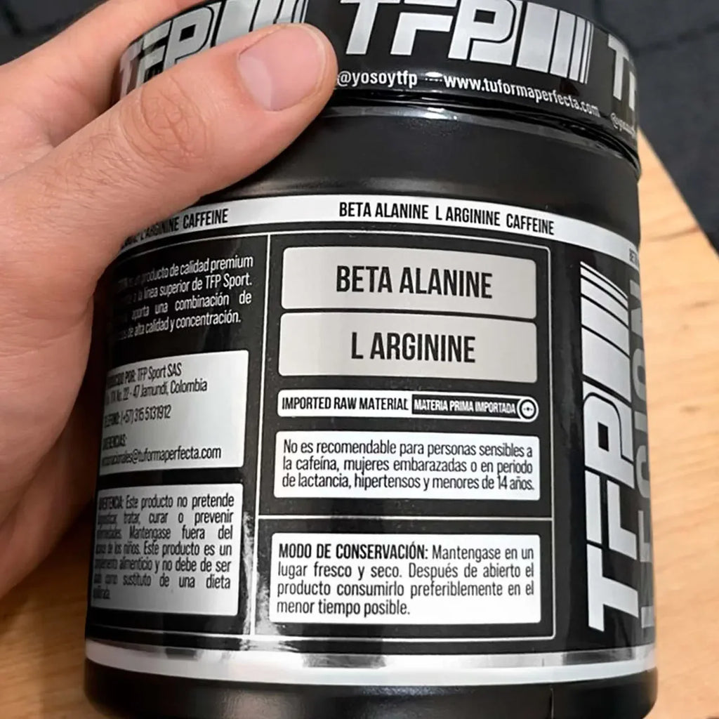 Pre Entreno TFP Legion 300 Gramos