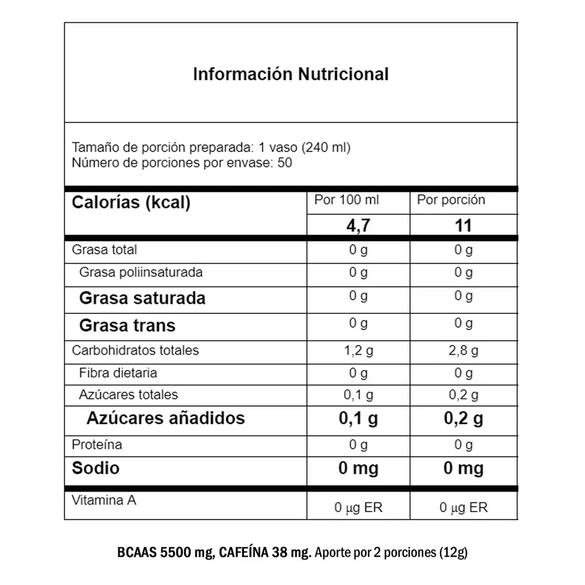 Aminoacidos TFP Trionox con BCAAS 300 Gramos (50 Servicios)